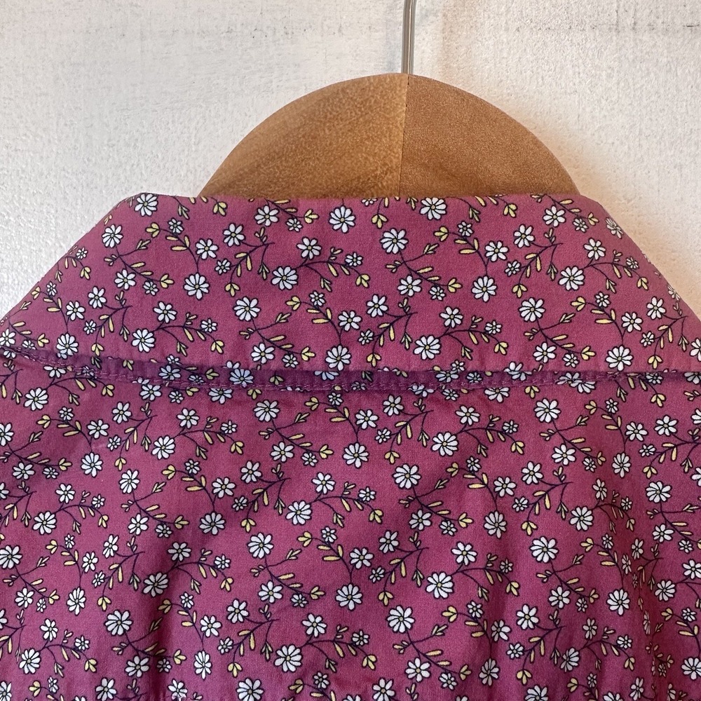 Kennington The Estate Shirt Button Down Polo Dark Pink preppy casual Men's Large - Picture 5 of 8